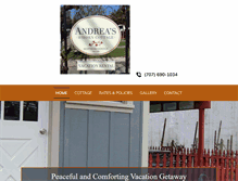 Tablet Screenshot of andreashiddencottage.net